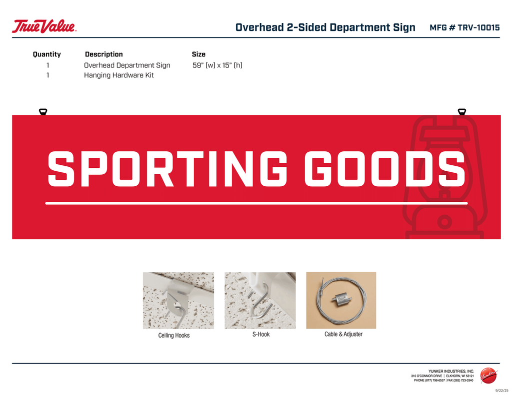 SPORTING GOODS