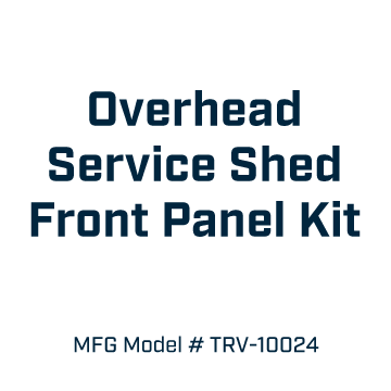 Overhead Service Shed Front Panel Kit