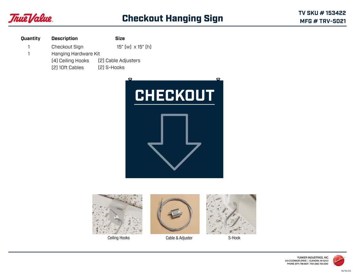 153422 - CHECKOUT KIT