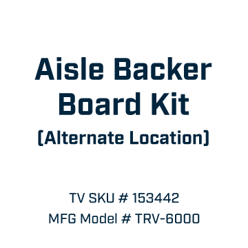 153442 - Aisle Backer Board Kit